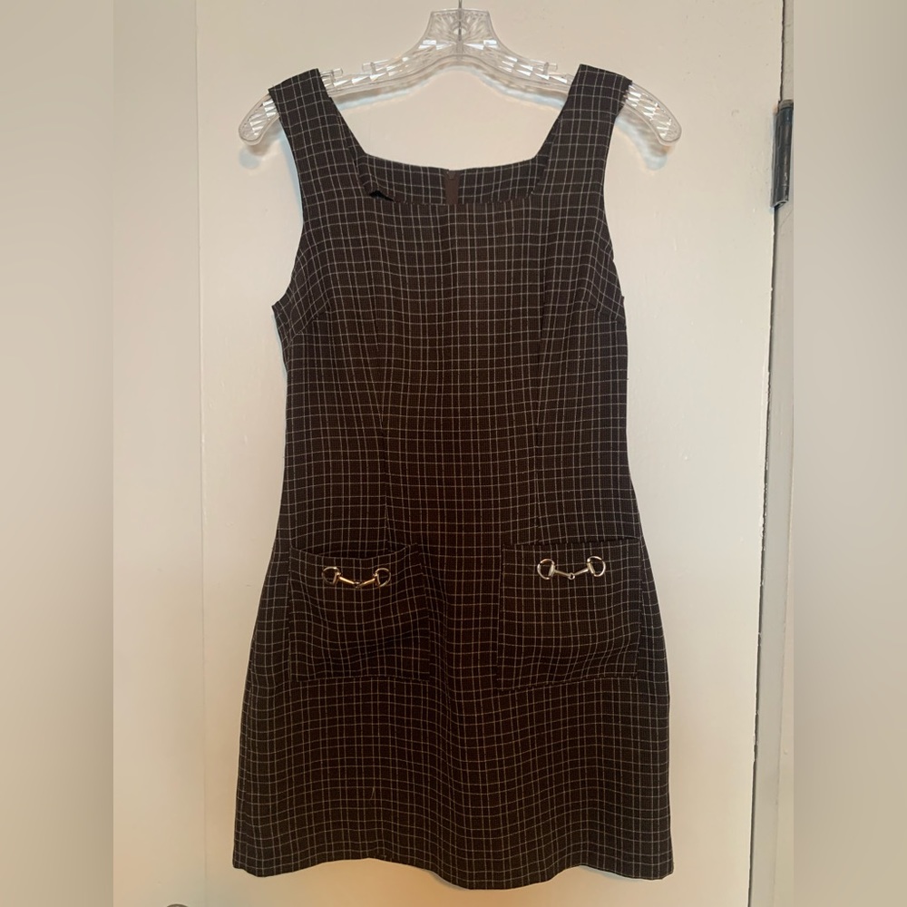 Vintage Plaid Minidress